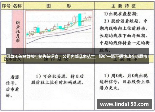 因莫比莱高管被控制失踪调查，公司内部乱象丛生，股价一蹶不振惊动全球股市！